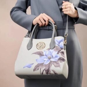 0_Sinocultural_Leather_Gardenia_Floral_Women_s_Crossbody_Handbag