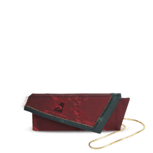 Ultra-Light Envelope Clutch Handbag in Recycled Fabric with Hualuo Silk 216g