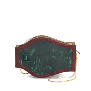 Ultra-Light Water Bottle-Shaped Song Brocade Vintage Style Crossbody Bag 164g