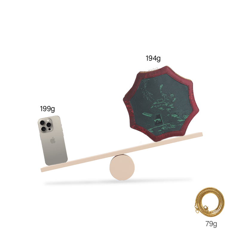 Ultra-Light Hexagonal Eco-Friendly Fabric Vintage Style Crossbody Bag 194g - Image 13