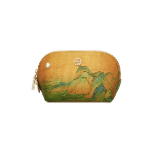 Chinese Ancient Painting Mulberry Silk Luxury Clutch Bag Wallet
