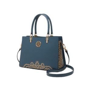 Embroidery Leather Crossbody Tote Bag Chinese Style Handbag