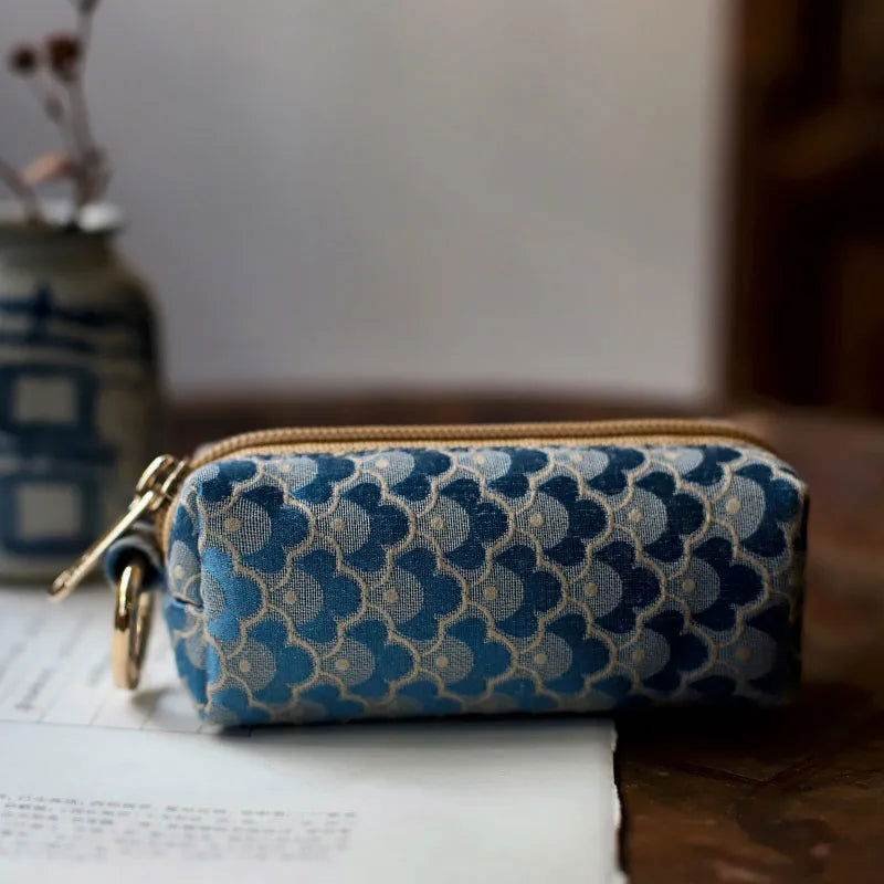 Yunjin Fabric Coin and Key Holder Mini Pouch Wallet - Image 11