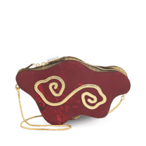 Ultra-Light Cloud Shape Handbag in Recycled Fabric with Hualuo Silk 145g