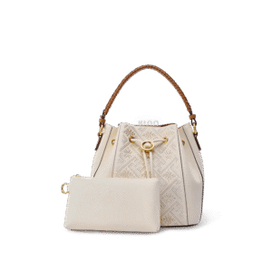 Luxury Traditional Wanj Pattern Embroidered Leather Convertible Backpack & Tote